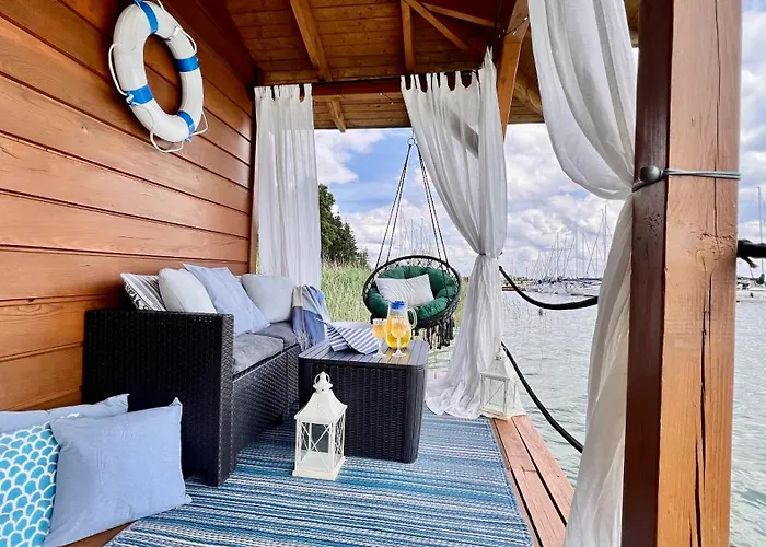 Piekny Dom Na Wodzie!!! Mazury Szlak Wjm